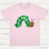 Eat The Rich Hungry Caterpillar Shirt Light Pink S 1